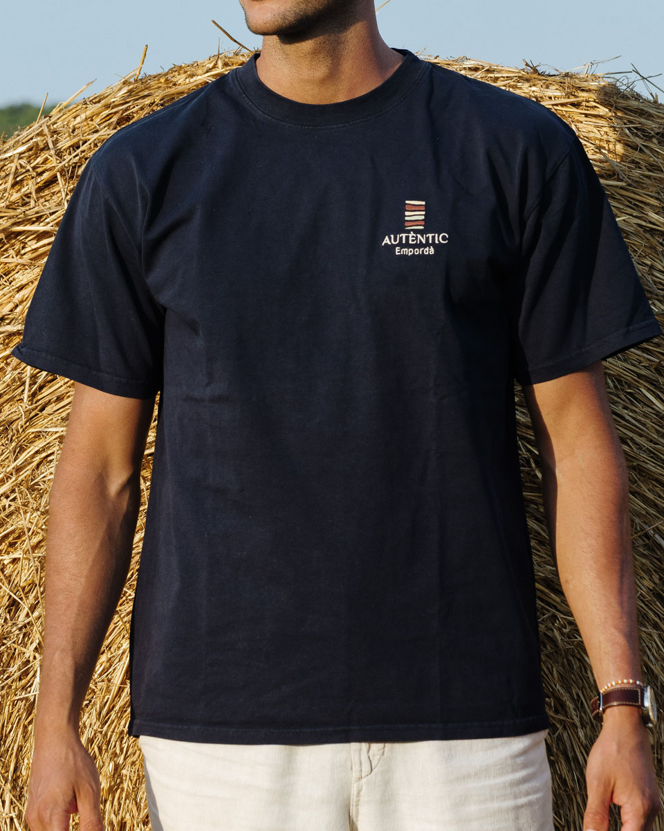 Camiseta Manga Corta Azul Marino